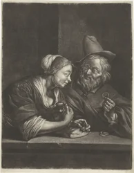 Jeune femme et vieil homme