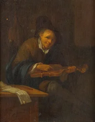 Homme jouant du violon