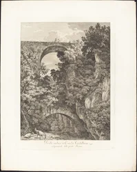 Pont antique à Civita Castellana, vulgairement appelé pont Terano