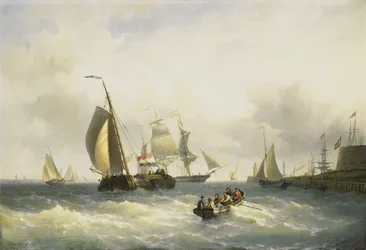 Mouillage à Bremerhaven