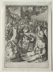 Set de la Passion :  Le Christ portant la croix