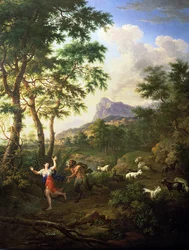 Un paysage arcadien avec Pan et Syrinx