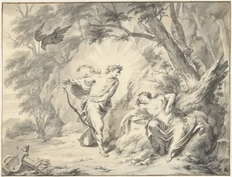 Apollon transperce Coronis d