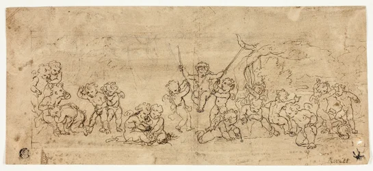 Putti jouant