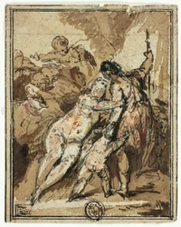 Vénus essayant de retenir Adonis