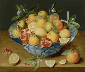 Nature morte aux citrons, oranges et à une grenade, vers 1620-1630