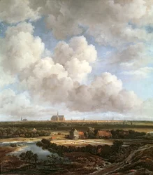Terrain de blanchiment dans la campagne près de Haarlem, 1670