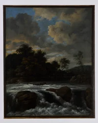 Paysage avec cascade