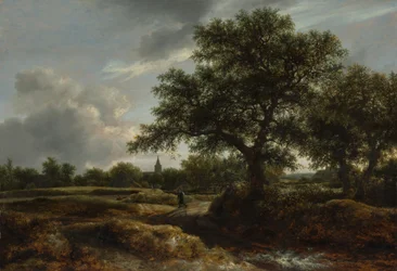 Paysage avec un village au loin, 1646