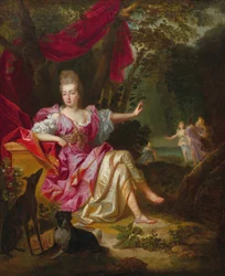 "Portrait de femme en Diane"