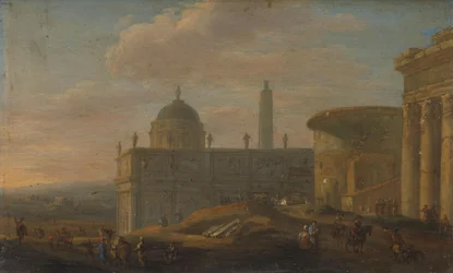 Vue de ville italienne