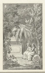 Deux dames assises près d