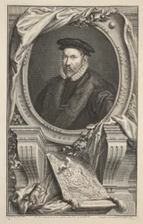 Portrait de Nicholas Bacon, illustration de 