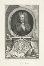 Sir Isaac Newton (1642-1726), physicien et mathématicien anglais