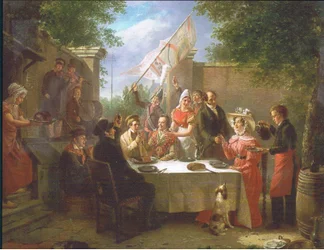 Le festin de mariage, de magazine ou source de livre inconnue