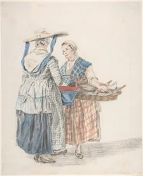 Deux femmes de marché