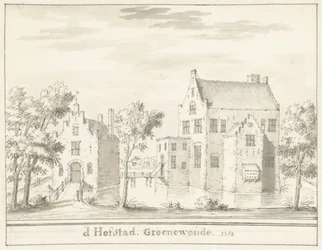 Le château Groenewoude près de Woudenberg, en 1382