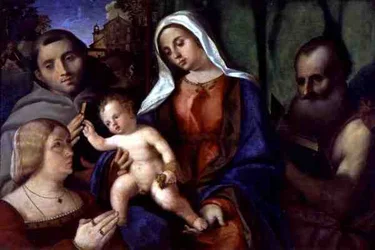 Sacra Conversazione avec un donateur