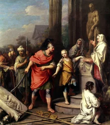 Hannibal jurant une haine éternelle à Rome