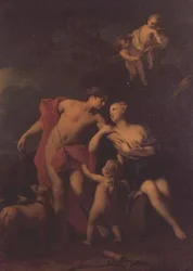 Vénus et Adonis, vers 1740