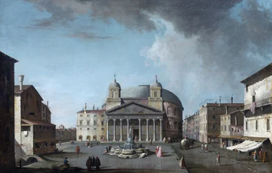 Vue du Panthéon à Rome