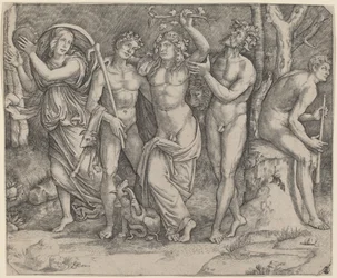Bacchus et ses assistants