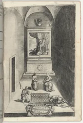 Intérieur de la Chapelle de Marie-Madeleine (Interno della cappella della Maddalena) [planche H]