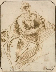Étude pour Saint Marc (recto); Esquisse d
