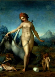 Léda et le cygne, vers 1512-13