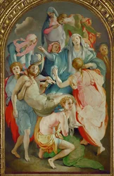 Le dépôt (huile sur bois)