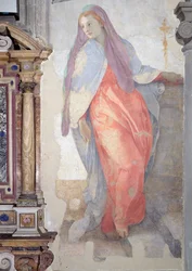 La Visitation, détail d