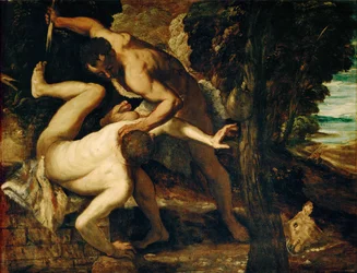 Caïn et Abel (peinture sur toile)