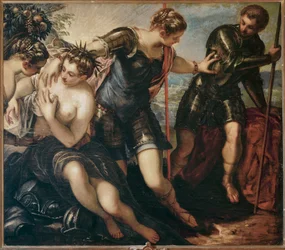 Minerve chassant Mars, vers 1576