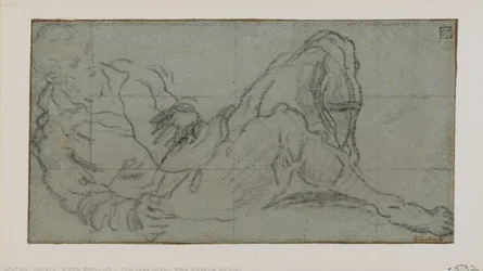 Figure masculine allongée, 1560-69