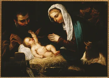 La Sainte Famille ... (peinture sur toile)
