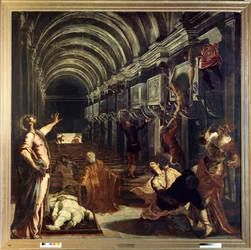 La découverte du corps de Saint Marc