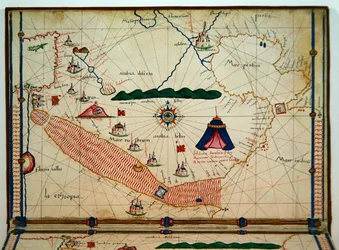 Carte de la mer Rouge, des Carte Geografiche