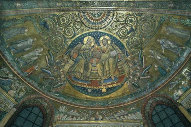 Couronnement de la Vierge, abside de la basilique S. Maria Maggiore, Rome, 1287-92