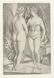Allégorie avec Victoire et Gloire