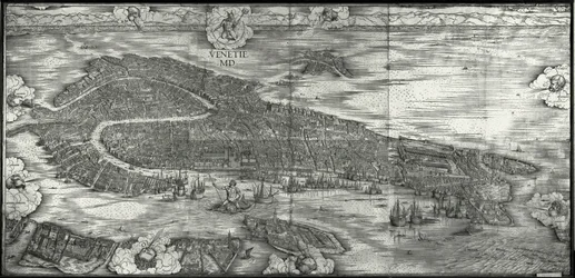 Canale Grande, carte de Venise