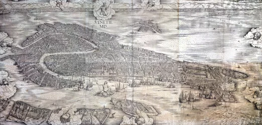 Grande Pianta Prospettica - Venise, c.1500