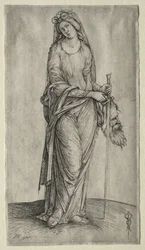 Judith tenant la tête d