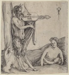 Famille de satyre