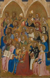 Saints adorants du retable de San Pier Maggiore, 1371