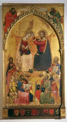 Couronnement de la Vierge et des saints