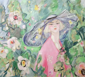Femme au chapeau, c.1920
