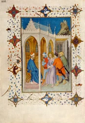 MS 11060-11061 Heures de la Croix : Prime, Christ devant Pilate, des 