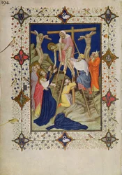 MS 11060-11061 Heures de la Croix : Vêpres, la Descente de Croix