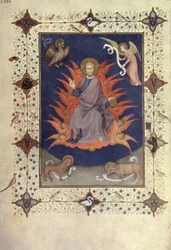 MS 11060-11061 Psaumes de Pénitence : Christ en majesté, des 