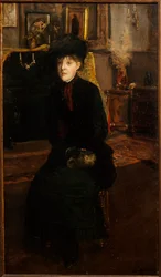 French: Portrait de Mary Cassat (1845-1926), peintre